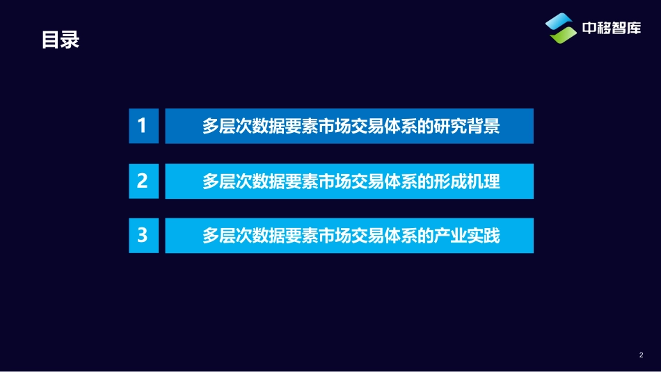 中移智库：多层次数据要素市场交易体系的形成机理与产业实践.pdf_第2页