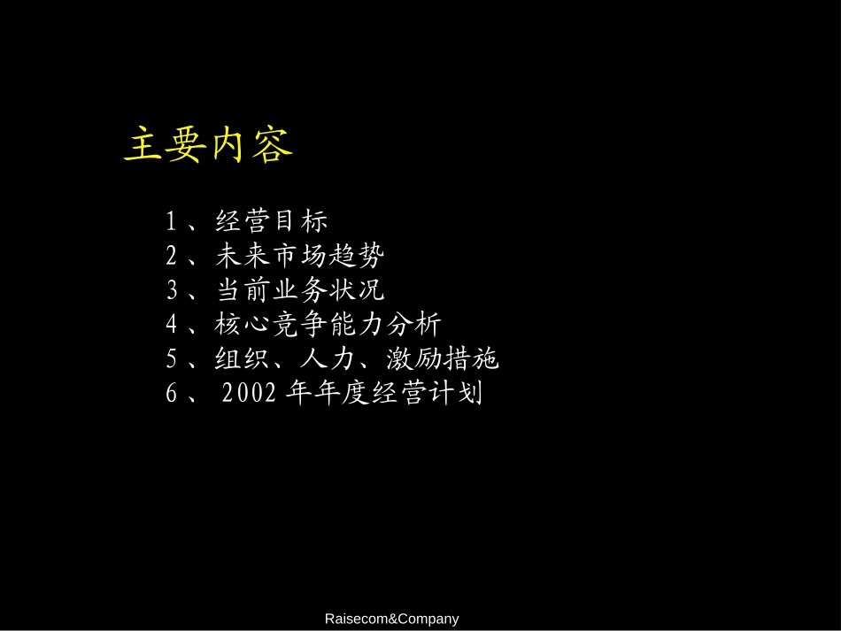 年度经营计划样本—瑞思康达.ppt_第2页