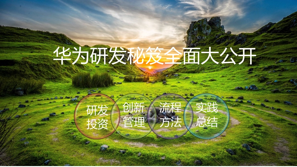 华为研发之道：以客户为中心的创新与卓越.pptx_第3页