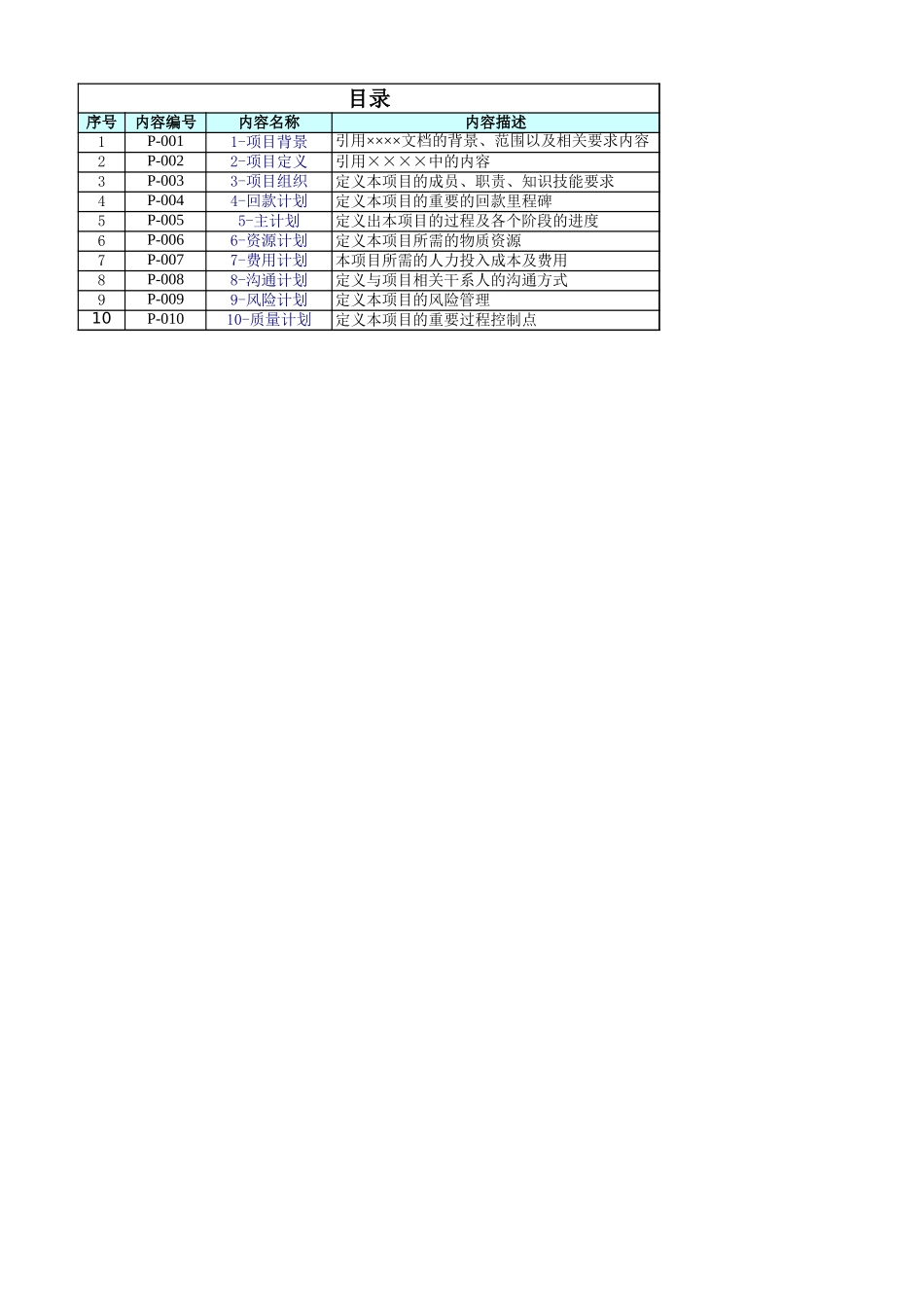 《项目实施主计划书》.xls_第2页