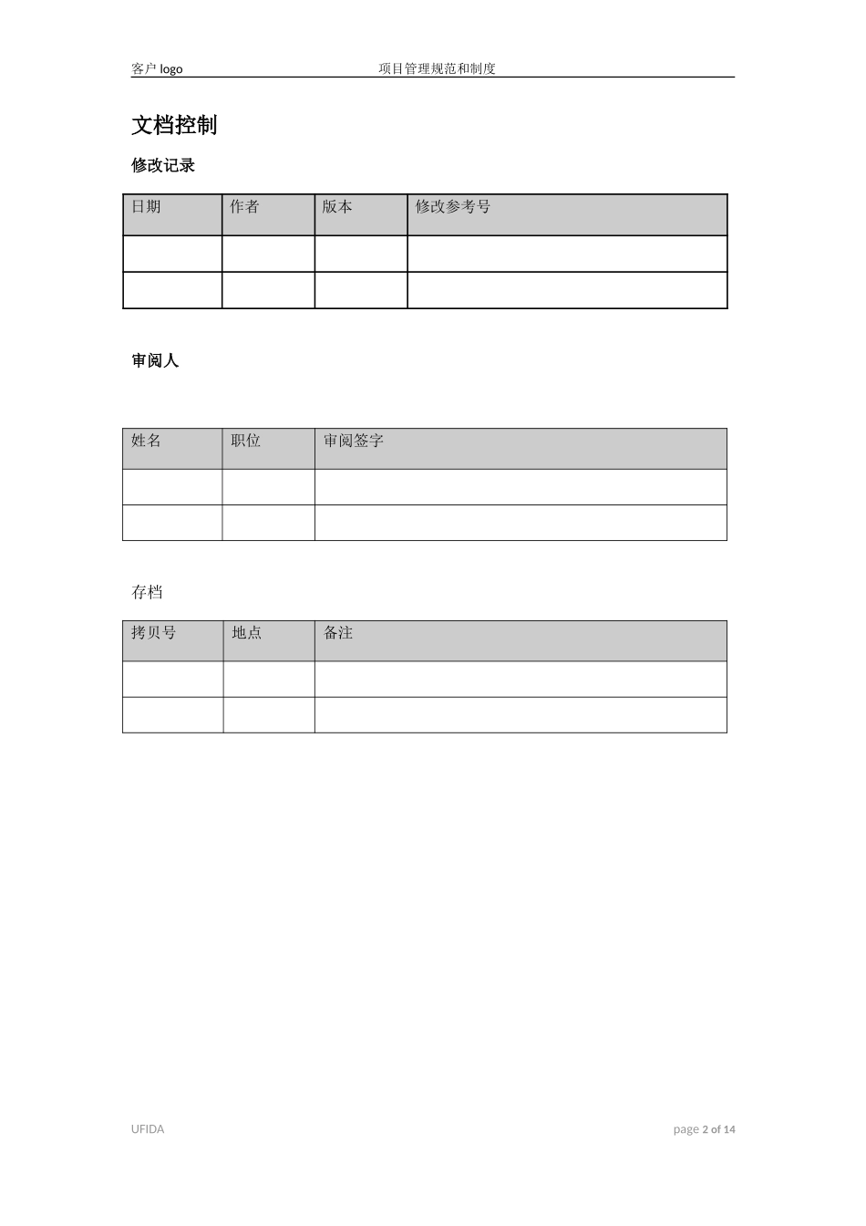 用友实施顾问参考模板-《ERP项目实施策略指导书》.doc_第2页
