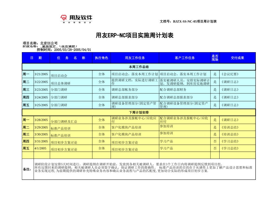 P1.08.1.03-参考模板-项目两周滚动计划表(周计划周总结).xls_第2页