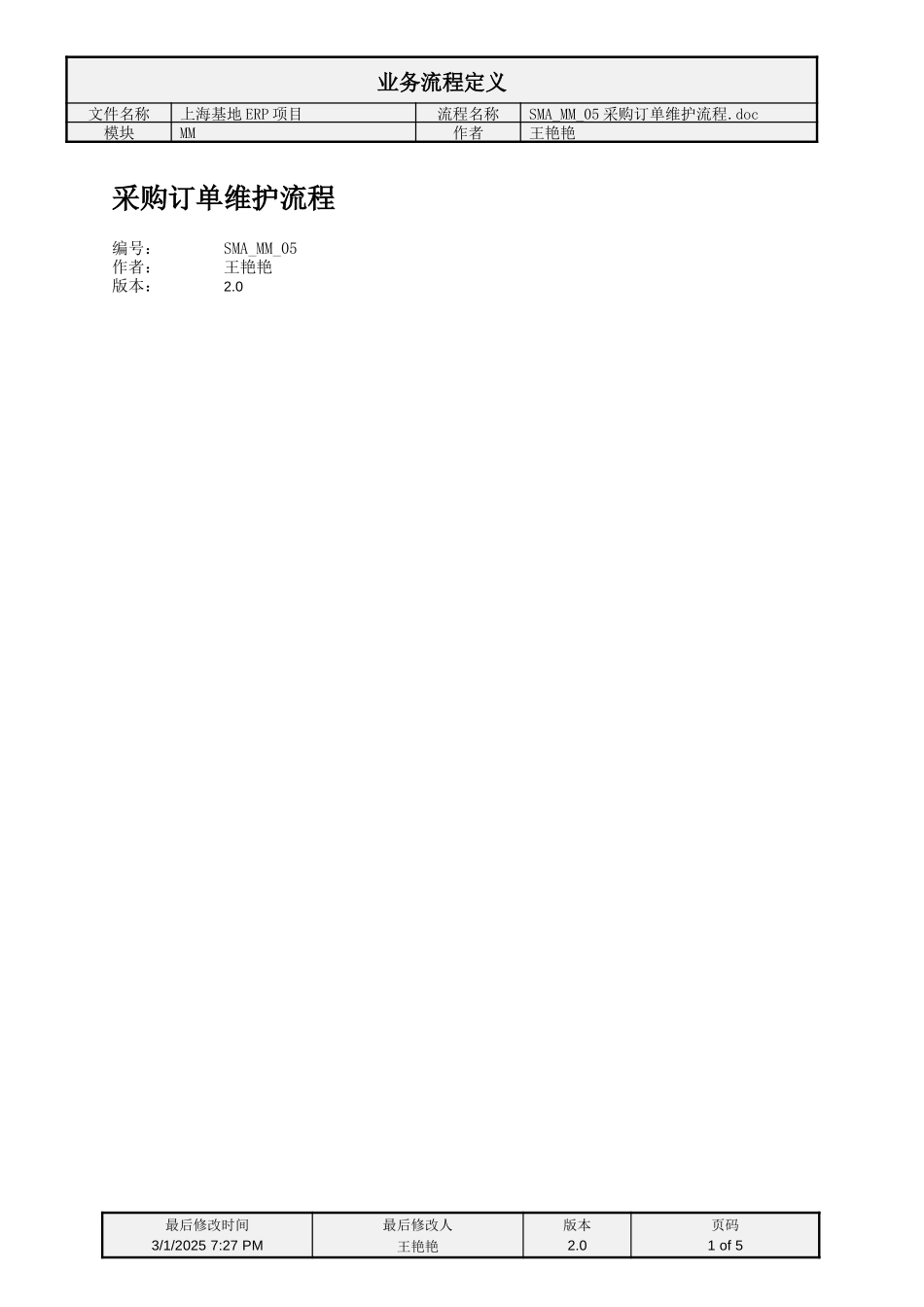 SMA_MM_05采购订单维护流程定义.doc_第1页