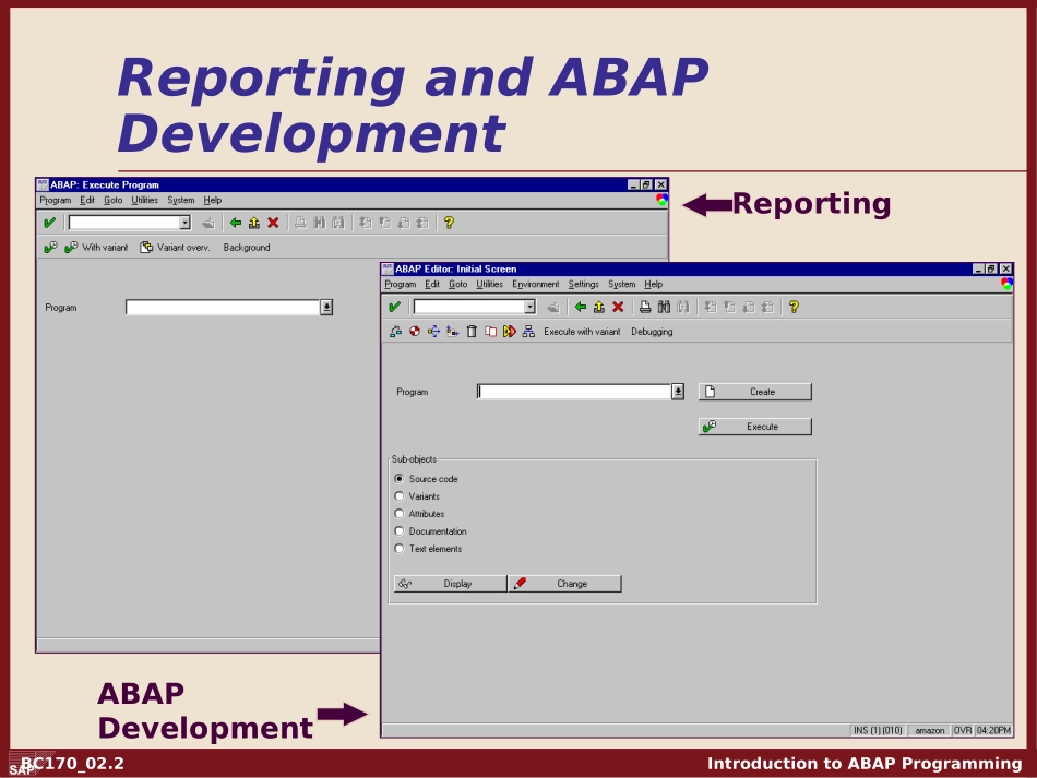 Intro to ABAP - Chapter 02.ppt_第2页
