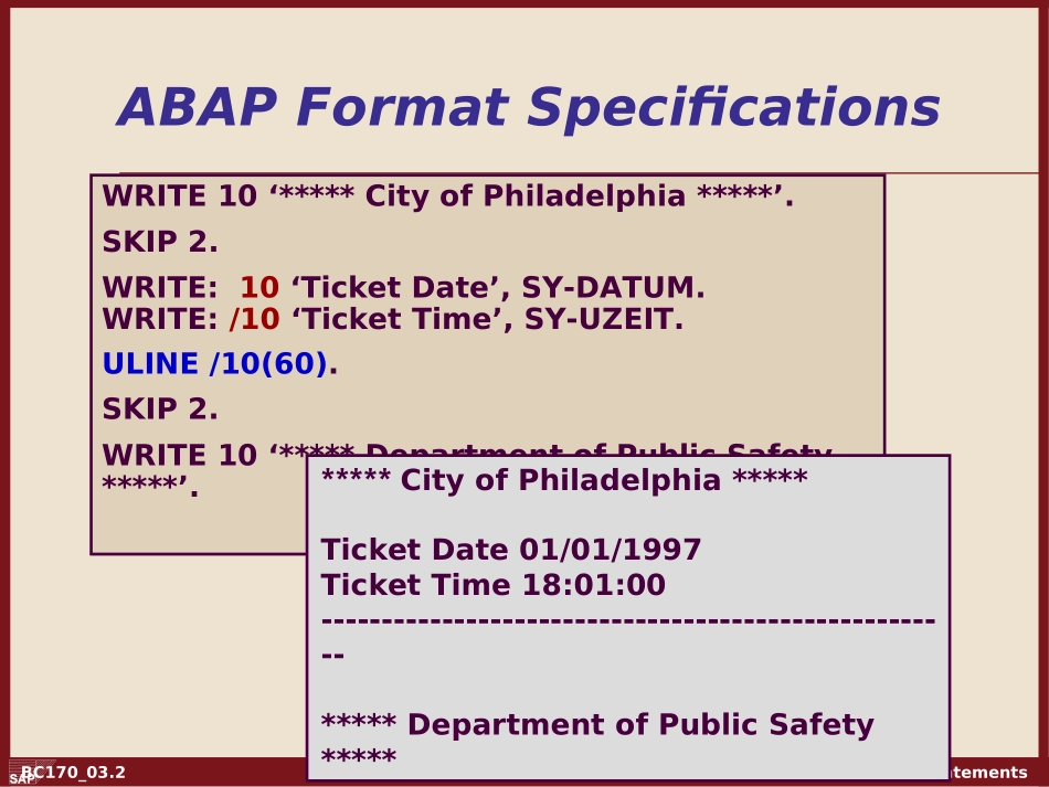 Intro to ABAP - Chapter 03.ppt_第2页