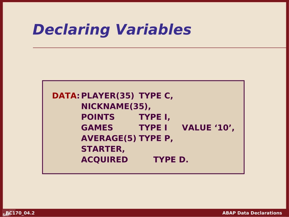 Intro to ABAP - Chapter 04.ppt_第2页