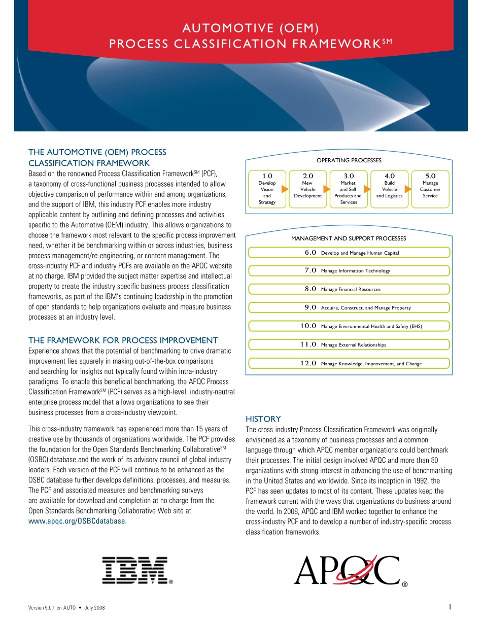 PCF+-+APQC汽车行业流程分类框架+(OEM).pdf_第1页