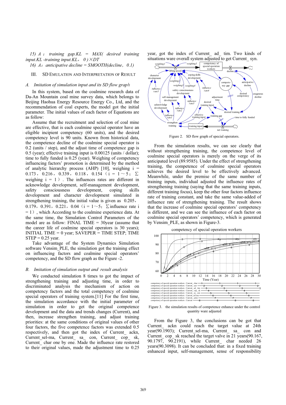 A System Dynamics Simulation Analysis of the Influencing Factors of Coalmine Special Operators’ Competency by Training.pdf_第3页