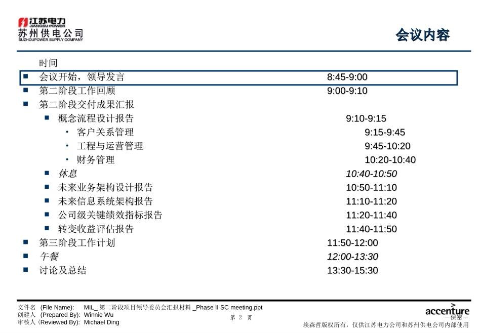 MIL_第二阶段项目领导委员会 Phase II SC meeting_021203 WW.ppt_第2页