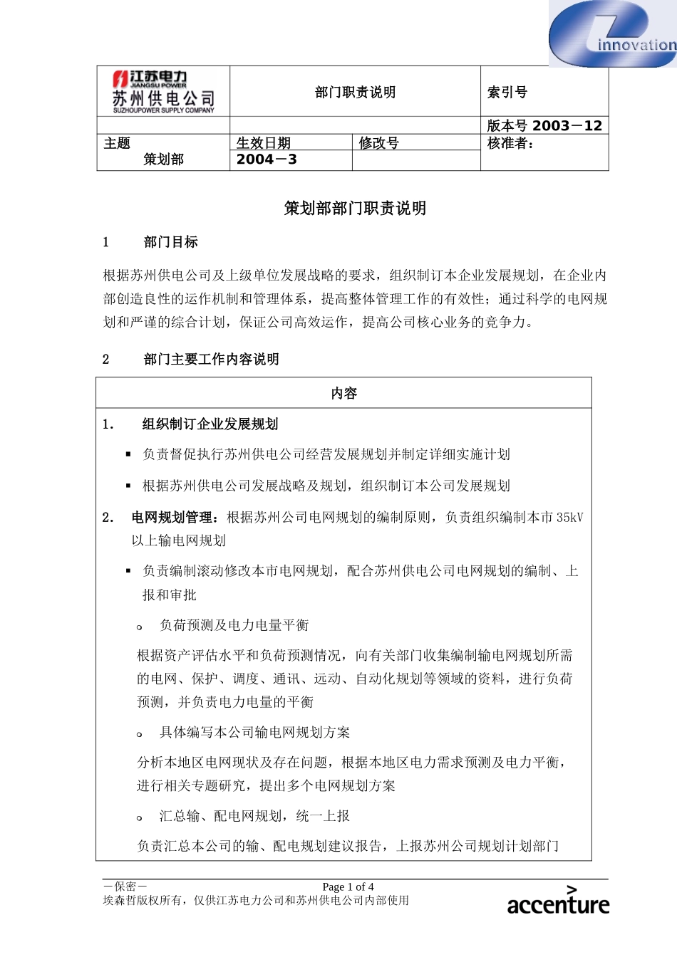 DE_职责描述_策划部_常熟.doc_第1页