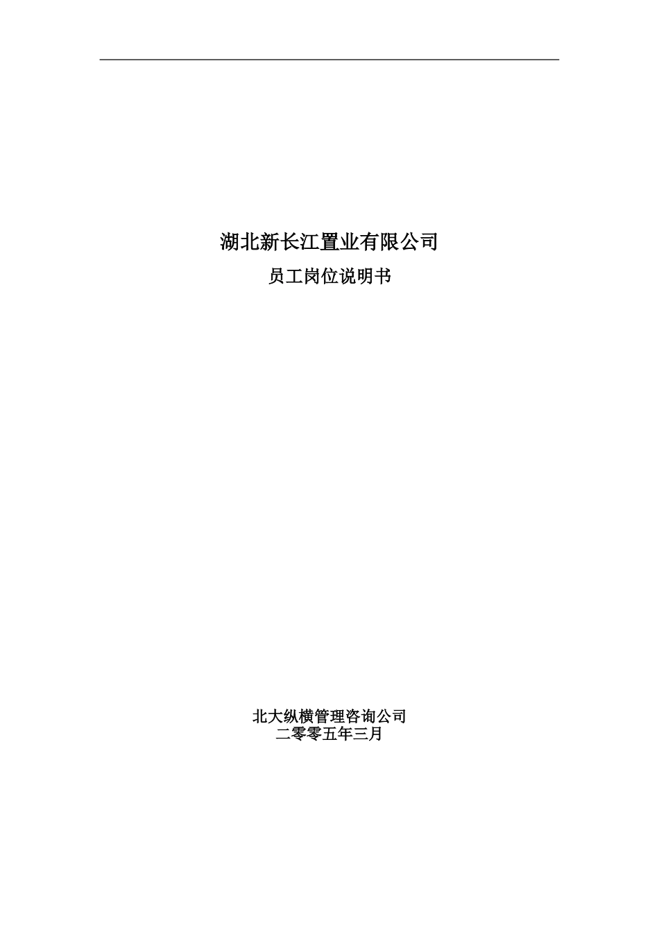 新长江岗位说明书.doc_第1页