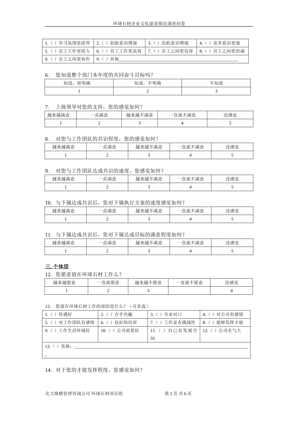 环球石材企业文化建设调查问卷－final.doc_第3页