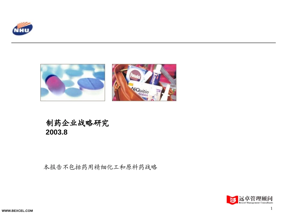 制药企业战略研究-0807-adele.ppt_第1页