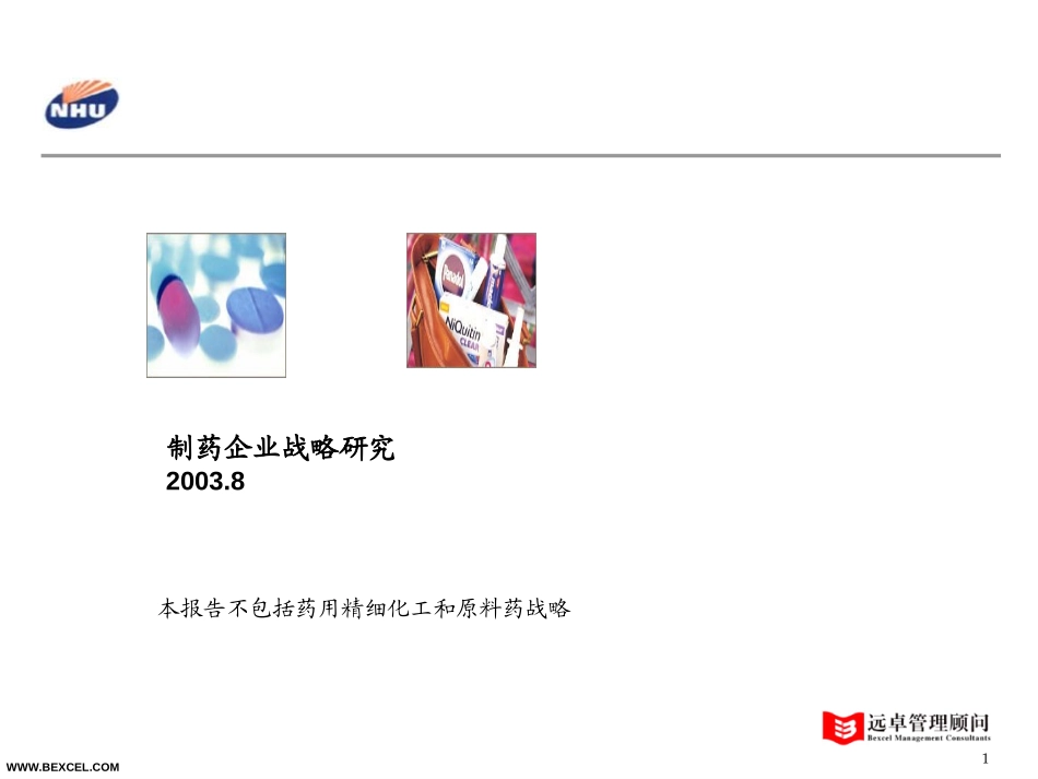 制药企业战略研究-030806-adele.ppt_第1页