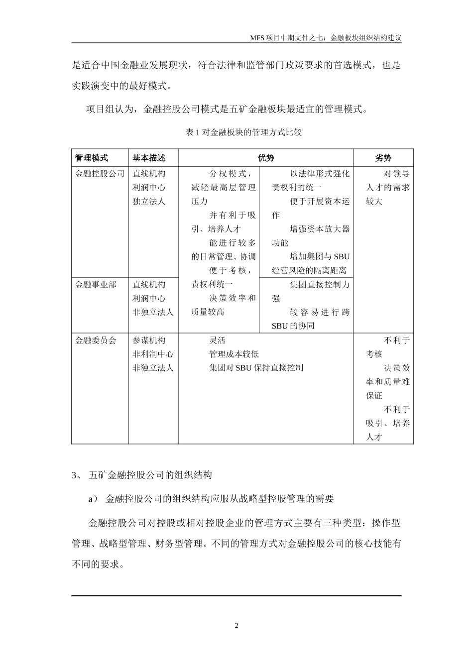 MFS 金融板块组织结构建议（讨论稿） 9-10.doc_第2页