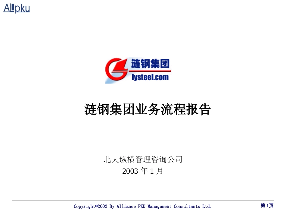北大纵横-涟钢集团业务流程报告业务流程0305（final）.ppt_第1页