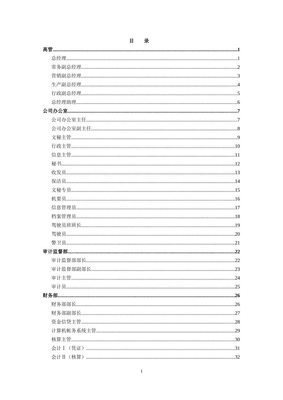 江西四特酒有限责任公司岗位说明书汇编—正略钧策20060913.doc_第2页