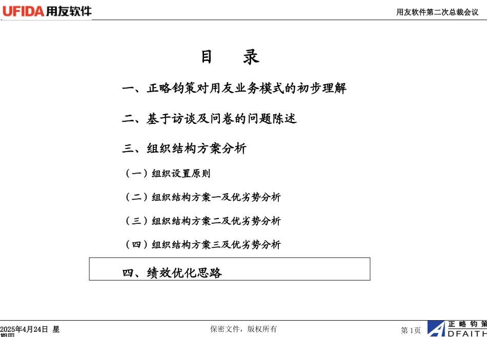 用友绩效考核现状分析1016.ppt_第1页