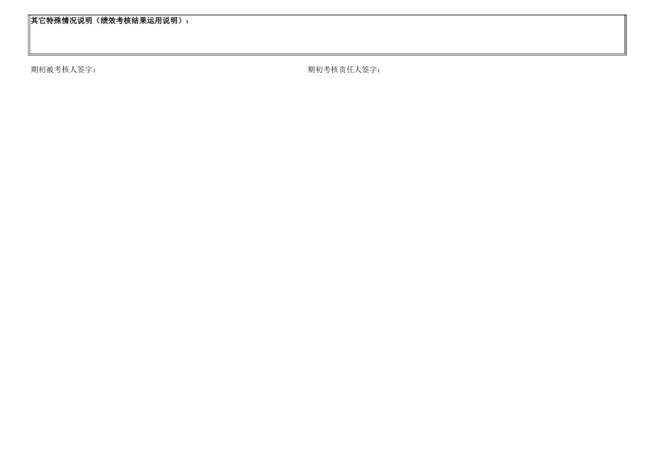 用友绩效考核表示意（除副总裁外）1031.xls_第2页
